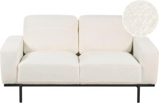 2-Sitzer Sofa Bouclé cremeweiß SOVIK