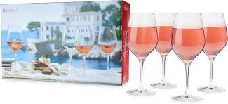 Spiegelau Special Glasses Rose Glas, 4er Set, Roseweinglas, Weinglas, Trinkglas, Kristallglas, 480 ml, 4400281