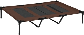 PawHut Tierbett Katzenbett, Outdoor, Haustierbett, Haustierliege, Oxford, Texteline-Stoff, für Garten, Balkon, Kaffee