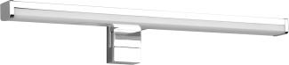 LED Badezimmer Wandleuchte LINO in Chrom - Spiegelleuchte, Breite 40cm