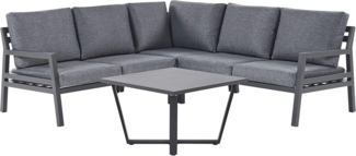 Lounge Set VIZZINI Aluminium Grau Universal