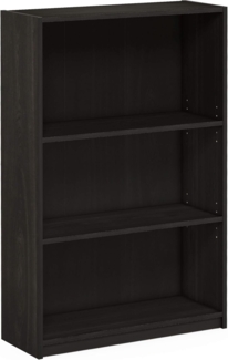 Furinno JAYA Einfaches Bücherregal, holz, Espresso, 24. 13x24. 13x102. 36 cm