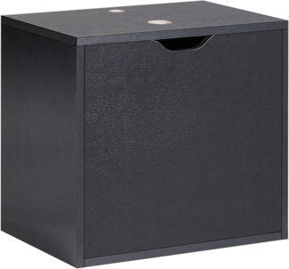 Wandmontierter Waschtischunterschrank SUZANO 45 cm Schwarz