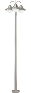 Eglo 83971 Aussenleuchte SIDNEY edelstahl, E27 max. 3X40W