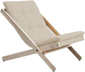 KARUP DESIGN BOOGIE Futon Liegestuhl Gestell Natur / Beige