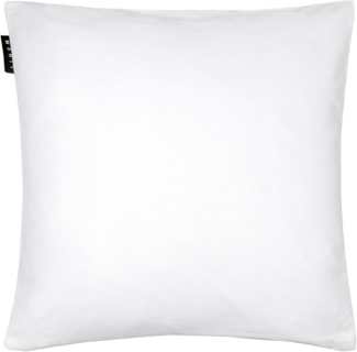 LINUM ANNABELL Elegant Kissenhülle 40x40 cm, 100% Baumwolle, Maschinenwaschbar, Weiß