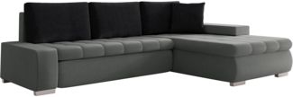 Ecksofa Orkan Mini (Farbe: Magic Velvet 2217 + Magic Velvet 2219)