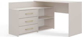 TOPESHOP Schreibtisch geräumiger Schreibtisch kompakt, Tiefe: 50 cm Breite: 120 cm Höhe: 76 cm