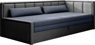 Eltap Fulgeo Sofa (Poco 40, Poco 4) Seite rechte, Dunkelblau, 82 x 77 x 214 cm