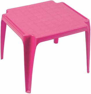 Progarden Kinder-Stapeltisch 50 x 50 cm, Höhe 44 cm, quadratisch, pink