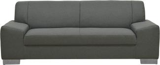 DOMO Collection 'Alisson' 3-Sitzer-Sofa, grau, 199 x 83 x 75 cm