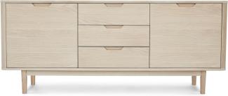 Nyborg Sideboard mit 2 Türen - 180 cm breit - Eiche Weiß geöltes