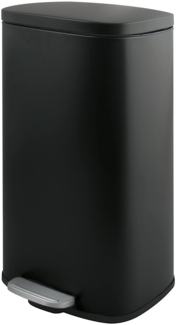 Treteimer Akira - Schwarz matt 50 Liter