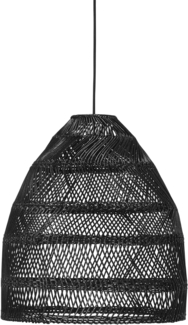 PR Home 3453-2503 Maja Outdoor Pendelleuchte Rattan Schwarz IP44 53cm