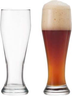 montana: :basic Weizenbierglas, 2er Set, Weizen Bierglas, Weizenglas, Weizenbier, Bier Glas, 655 ml, 075037