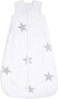 aden + anais™ Schlafsack für die Übergangszeit, 4 Lagen aus 100% Baumwoll-Musselin, tragbare Decke für Mädchen & Jungen, atmungsaktiver Schlafsack für Babys, 1,5 TOG, 6-18 Monate, Twinkle