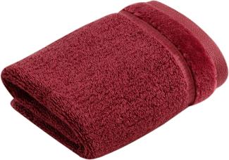 Vossen Baumwolle Handtücher Pure|Seiftuch 30x30 cm| red-rock