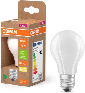 OSRAM LED Birne Filament Ultra EFF. E27 5W 470lm 3.000K