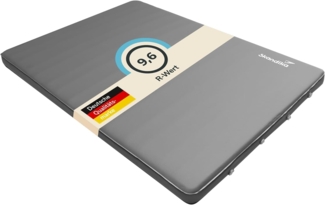 Skandika Luftmatratze Easy 3D Premium Double, Isomatte, Auto Matratze 10 cm dick, faltbar, selbstaufblasend, leicht, selbstfüllender Schaumstoff, Kofferraum