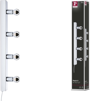 Paulmann 80100 Spiegelleuchte Regula II Stecker 4-flammig E14 Chrom IP44