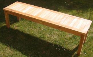 Premium Teak Parkbank Gartenbank Sitzbank Gartenmöbel Holzbank nachhaltig 180cm