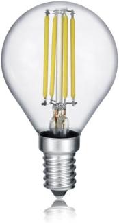 E14 Filament LED, 4 Watt, 470 Lumen, warmweiß, Ø4,5cm, nicht dimmbar