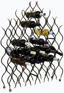 Weinregal "Grand Feu" Metall Schmiedeeisen für 40 Flaschen Flasc