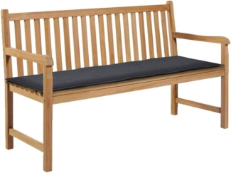 vidaXL Gartenbank-Auflage Anthrazit 150x50x3 cm Oxford-Gewebe 43191