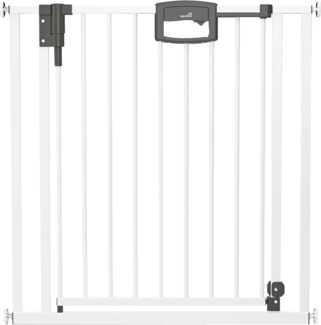 Geuther Türschutzgitter 'Easylock Plus' zum Klemmen für Öffnungen, Metall, Weiß, 224,5 cm - 232,5 cm