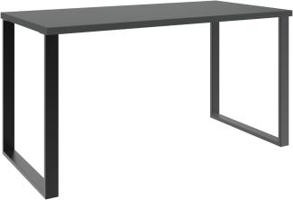 Schreibtisch >HOME DESK< in Graphit - 140x75x70cm (BxHxT)