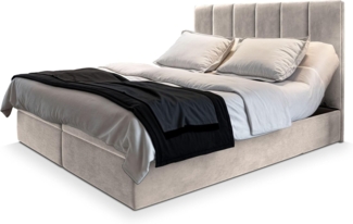 Masseno Boxbett BARINO 140x200 cm mit Bonell Matratze und Topper