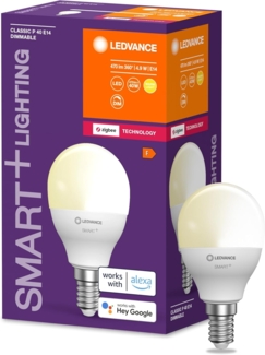LEDVANCE SMART+ Classic Dimmbar 4.9W 220V FR E14