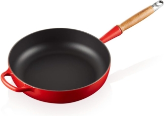 Le Creuset Signature Gusseisen Saute Pfanne 28 cm kirschrot