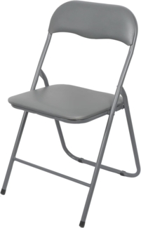 Urban Living Klappstuhl "PRATIK" 48x44x80 cm klappbarer Stuhl 224735 grau