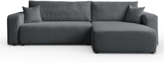Lookway Ecksofa PRESTIGE XL L-Form Couch, mit Bettfunktion und Bettkasten