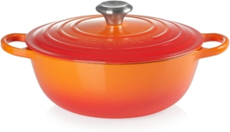 Le Creuset Gusseisen Signature La Marmite 26 cm ofenrot