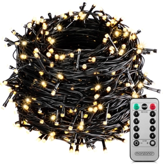 monzana Lichterkette, 200/400/600 LEDs warmweiß/kaltweiß/bunt Weihnachtsbaum