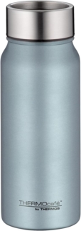 THERMOcafé by THERMOS TC DRINKING MUG blue mat 0,50l, Thermobecher Edelstahl, Isolierbecher, Kaffeebecher to go, auslaufsicher, 9 Stunden heiß 18 Stunden kalt, spülmaschinenfest, BPA-frei