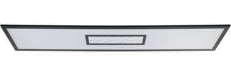 Eglo 900573 Deckenleuchte BORDONARA Alu, Stahl schwarz, weiss LED 35W 3000-6000K L:119. 5cm B:29. 5cm dimmbar