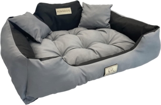 AIO Tierbett, KingDog Hunde- und Katzenbett XXL Außenmaße: 130x105 cm