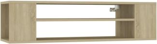 vidaXL TV-Hängeschrank Sonoma-Eiche 100x30x26,5 cm Holzwerkstoff 806232
