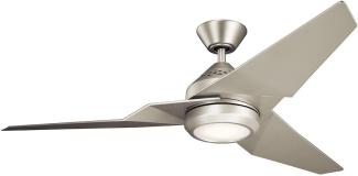 Elstead Lighting Jade Deckenventilator LED Nickel gebürstet