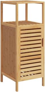 vidaXL Badezimmerschrank mit Ablage 36x33x87 cm Bambus 373369