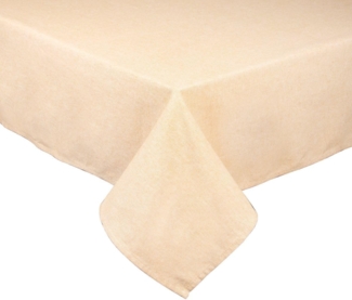 Excelsa Pastel Color Tischdecke, rechteckig, Violett, 140x240 cm, Baumwolle, Polyester (Beige, 140x180 cm)