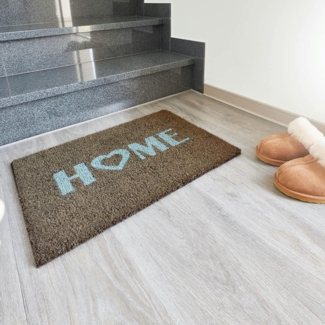 Andiamo Schuhabtropfschale Fußmatte Home Heart Kokos taupe, 40x60 cm