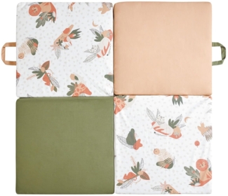 TINÉO – Amazonia Teppich – Aktivitätsmatte – Motorikmatte – Spielmatte – Multifunktion 3 in 1 – 120x120 cm (Amazonia)
