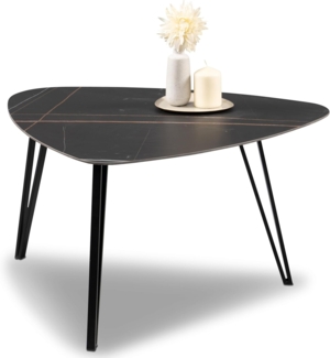 Couchtisch Lisa 3 / LIV 3 , Anthrazit, Schwarz , 83 x 45 x 68 cm