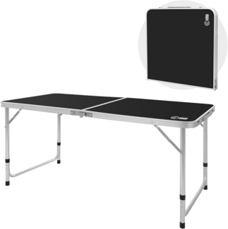 ECD Germany Campingtisch Alu Klapptisch HDPE-Platte Falttisch mit Griff, Falttisch für Picknick ‎tragbar Gartentisch Reisetisch Esstisch