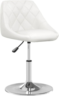 vidaXL Esszimmerstuhl Weiß Kunstleder [335149]