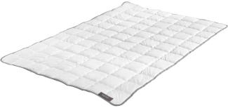 Badenia Bettcomfort Steppbett Clean Cotton leicht, 155 x 200 cm, weiß